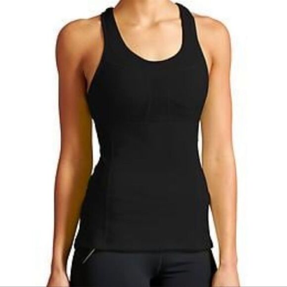 Athleta Black Racerback Bra Top 32C - Picture 1 of 6